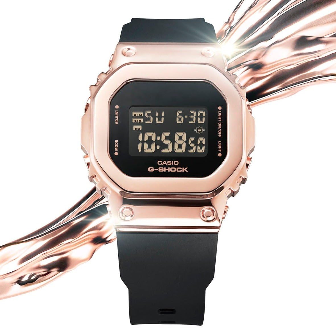 Casio G-Shock By Women's GMS5600PG-1 Digital Watch Rose Gold/Black