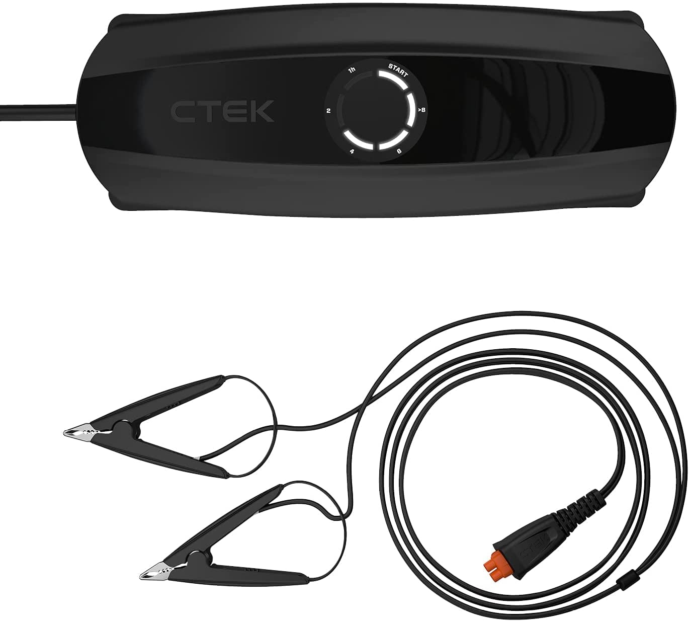 CTEK CS ONE Caricabatterie 12V Intelligente Per Auto Moto Con Mantenitore Di Carica Dotato Di Carica Adattiva Diverse Funzionalità App Funzione Di Ricondizionamento Dotato Di Morsetti Senza PolaritÃ