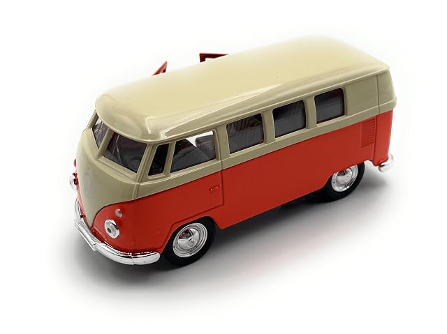 Onwomania Modelo de Coche Compatible con T1 Bus Bulli 1:34-39 Auto Miniatura vehículo