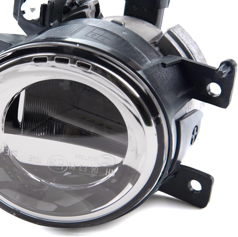 ALLGOOD Right Passager Side Fog Light Fog Lamp, Compatible with Infiniti Q50 QX50 QX60 2016 2017, Fit Infiniti QX80 2015 2016 2017, Clear Lens Chrome Housing Amber Reflector