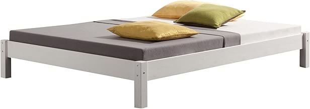 سرير تايفون فوتون بحجم 140 × 200 سم مع مقبض خشبي من ايديمكس