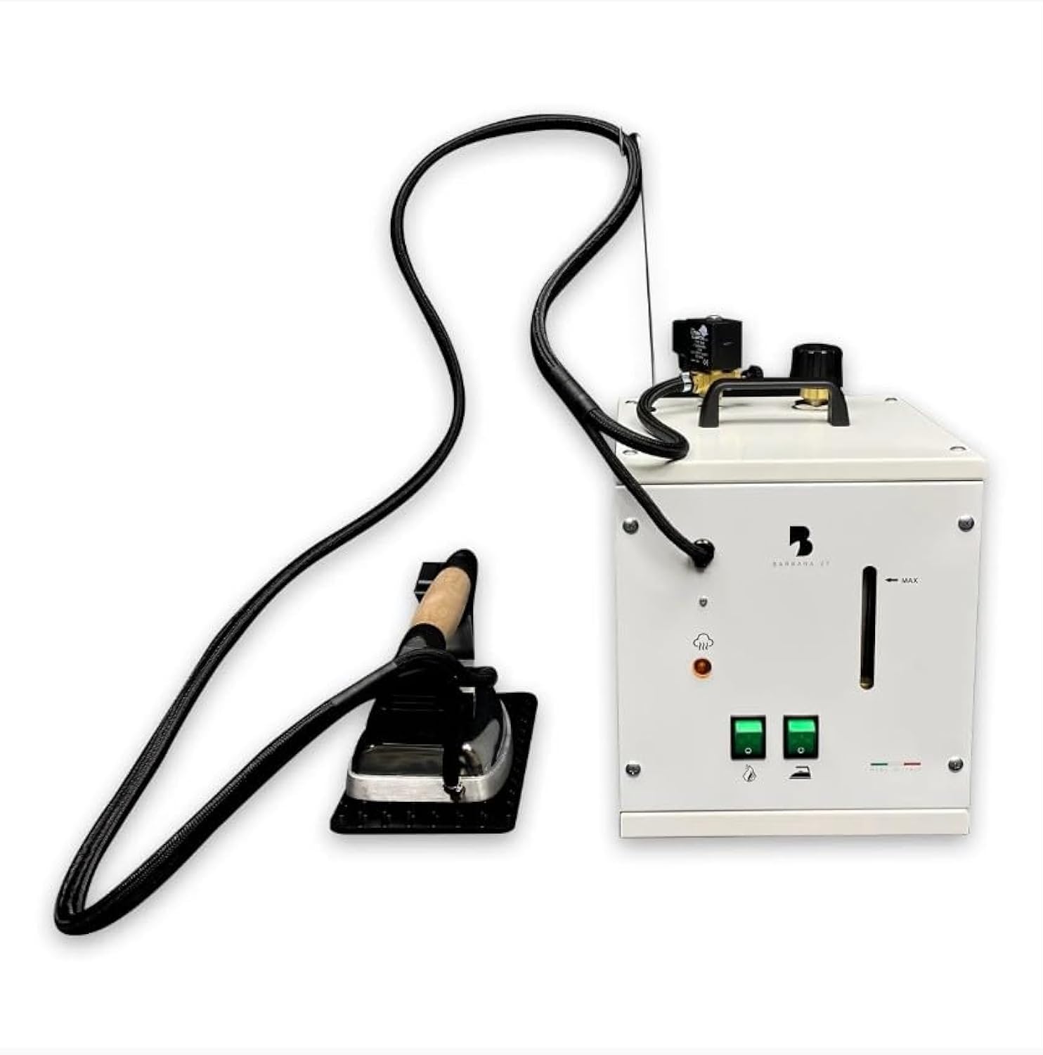 BATTISTELLA BARBARA 27 Da TAVOLO Steam Boiler Ironing System 3.4 Litres with Water Tank Indicator with Iron & Teflon Sole