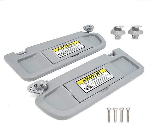 Miniatura 8 de Viseras solares, izquierda y derecha (lado del conductor y lado del pasajero), repuesto para Honda Civic 2006-2011 reemplaza 83280-SNA-A01ZA,
