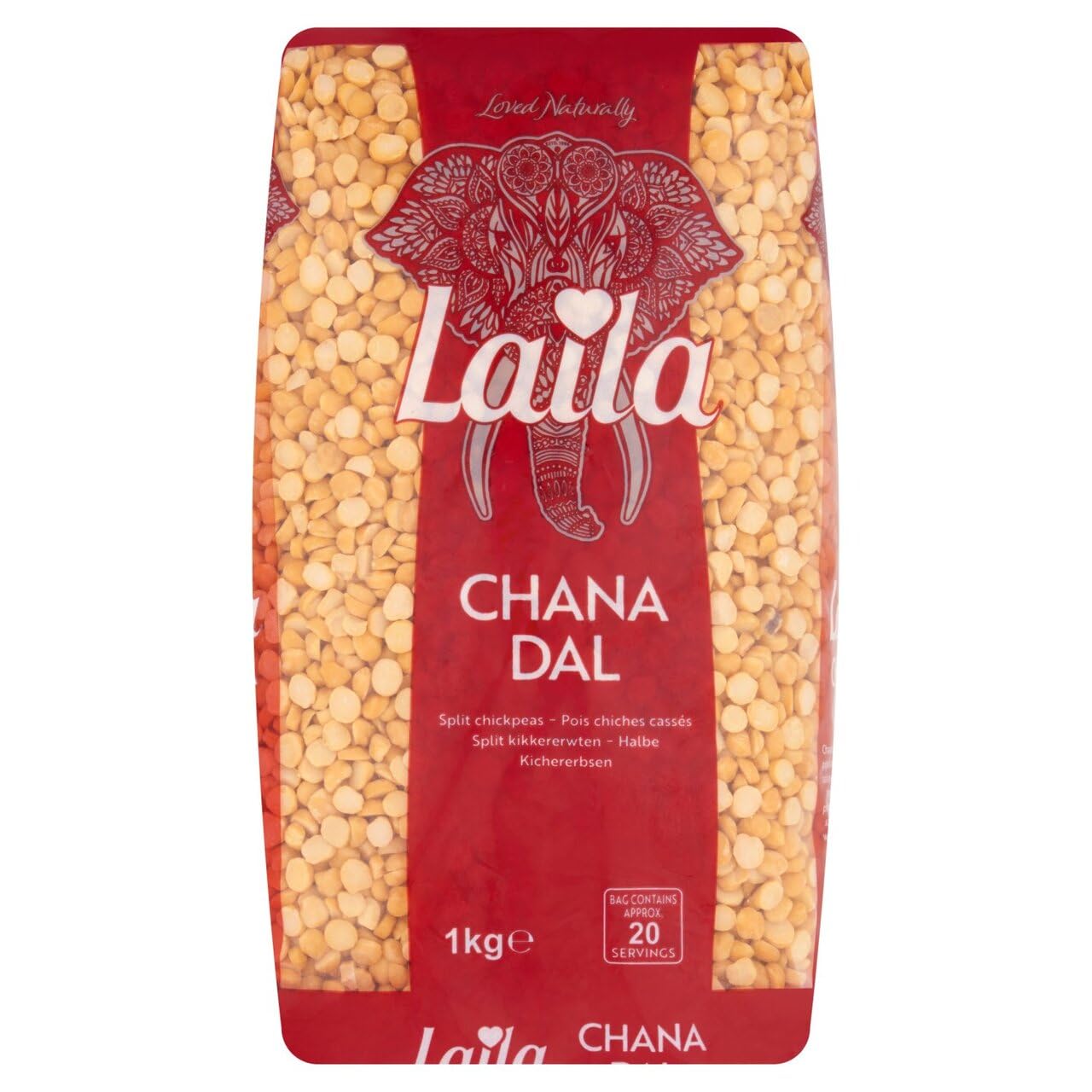 Laila Chana Dal, 1Kg (Pack of 4)
