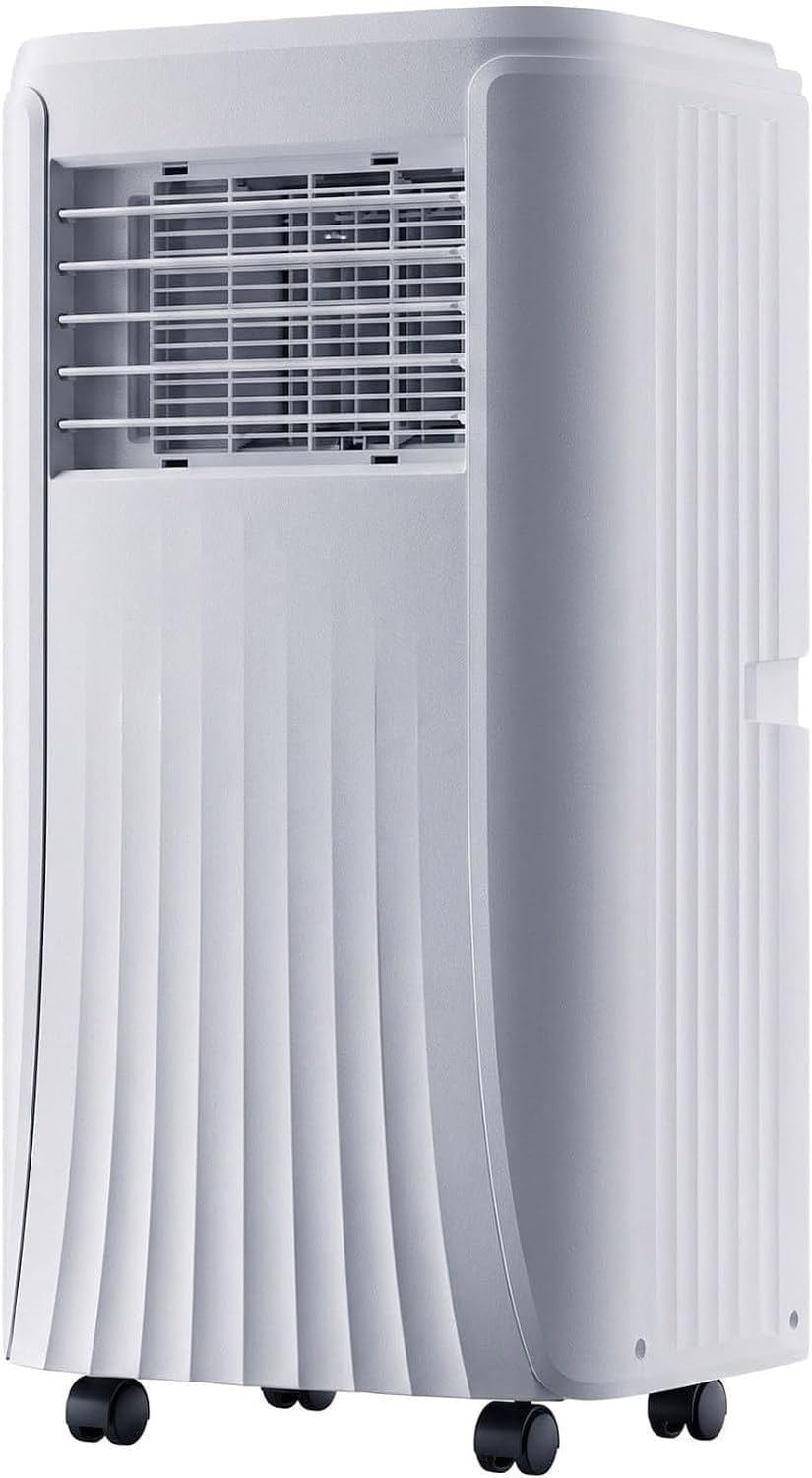 Condizionatore Portatile 10000 BTU con Deumidificatore, Ventola Oscillante con Telecomando, Finestra Coperta Inclusa, 9000 Btu, 9000 BTU