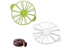 Wonderous 10" Cake Slicer: Double-Sided, Multi Slice Perfection