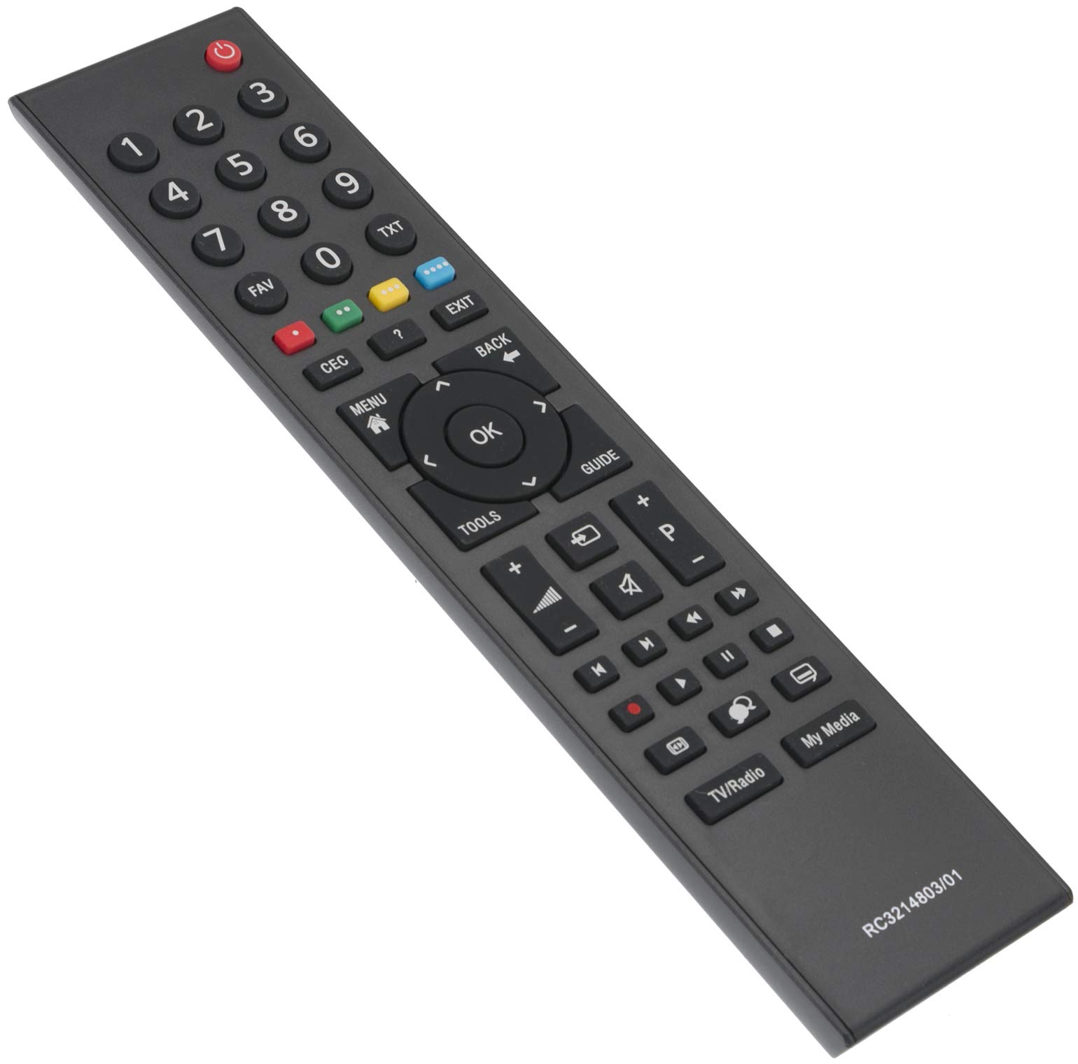 ALLIMITY RC3304803 01 Telecomando Sostituisci per Grundig TV MHS187R 759551858000 40FLE917 32VLE9272CL 32CLE9130SL 32FLE9130SL 32VLE9272CL 37VLE9272CL 40CLE9170SL