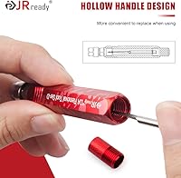 Vista 5 de JRready ST5258 Kit de herramientas extractoras de pines eléctricos con 6 puntas de repuesto para conectores AMP/Metri Pack/TE/JST/Deutsch