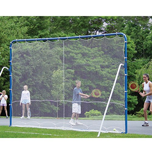 EZGoal 6-in-1 Multi-Sport Folding Tilting Backstop/Goal, Blue (Soccer, Baseball,Golf, Lacrosse, Hockey, Tennis) - Thumbnail 4