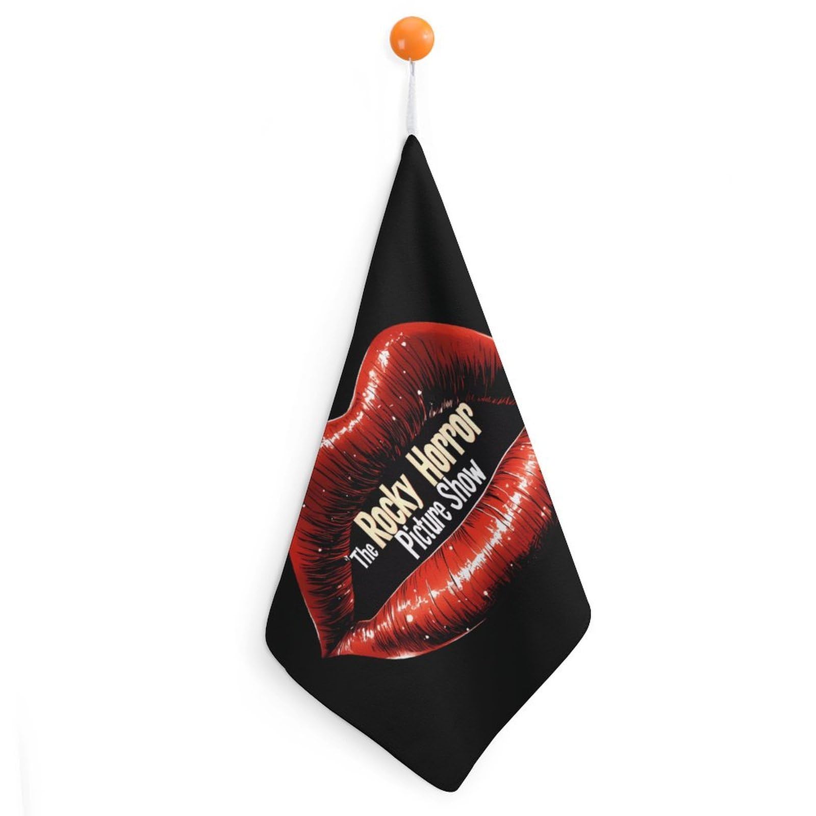 CGSBNGHA The Rocky Horror Picture Show Hand Towel Hanging Face Towels Cleaning Cloths Handkerchief for Bathroom Kitchen