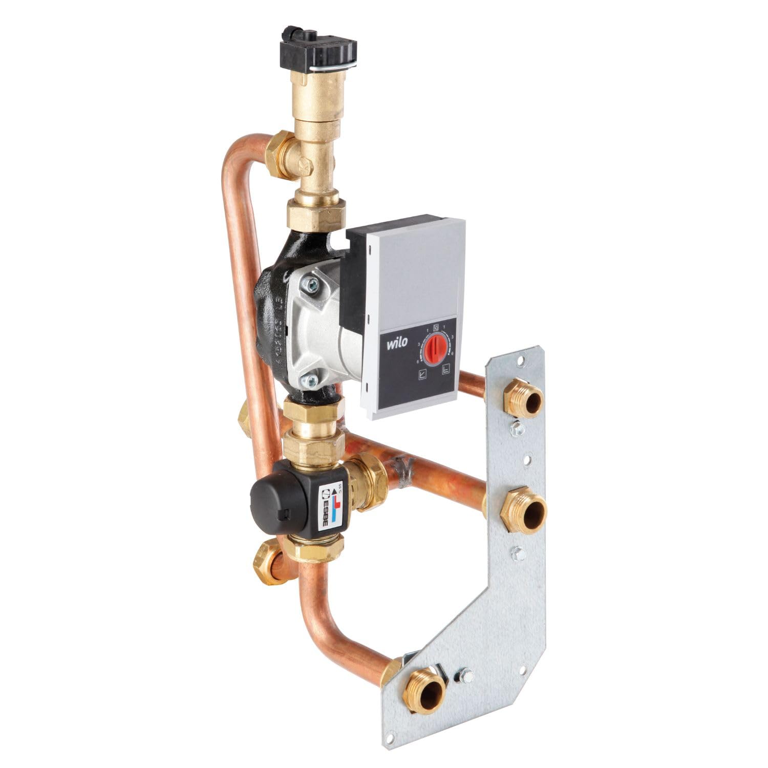 HAAS+SOHN P+ Hydraulik-Modul Set zu HSP 6 WT (enthält Thermische Ablaufsicherung, Sicherheitsventil, Entlüftung, Rücklaufanhebung)