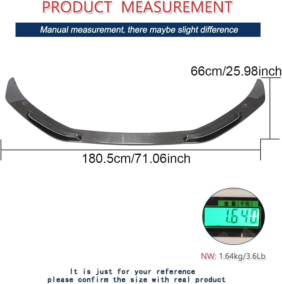 Carbon Fiber Front Bumper Lip for Audi R8 GT V10 2-Door 2016-2018 Front Chin Spoiler Front Lip Spoiler Factory Outlet