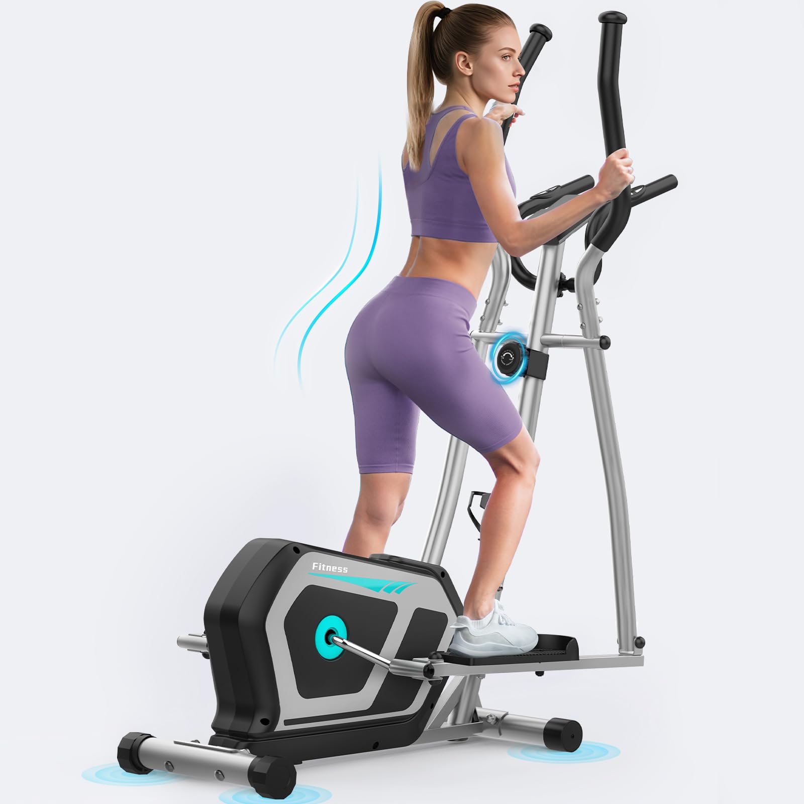 Pedales Estaticos Personas Mayores HECHEN Bicicleta Elu00edptica