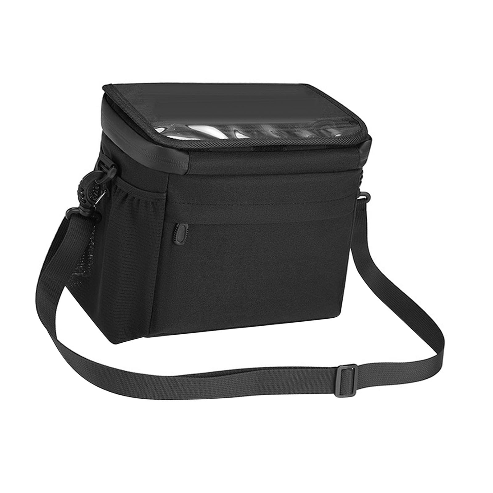 kowaku Sacoche de Guidon de Vélo avec Bandoulière, Porte-gobelet Multifonction, Pochette de Rangement