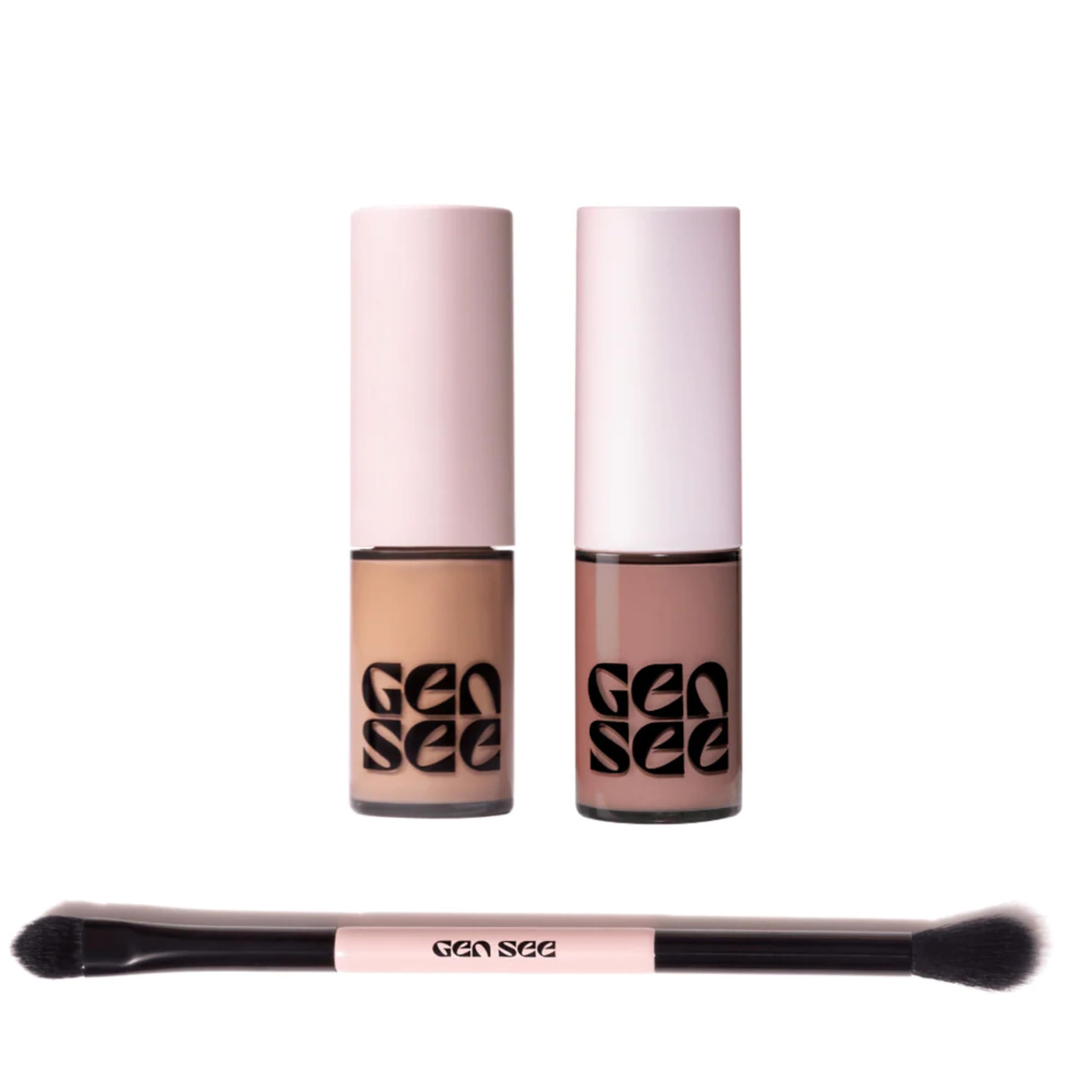Gen See Liquid Eyeshadow and Blender Brush Set