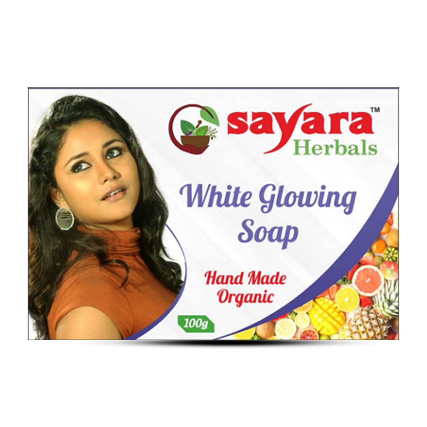 SAYARA Organic Skin Whitening soap (Men and women both)/ Suitable for All Skin Type
