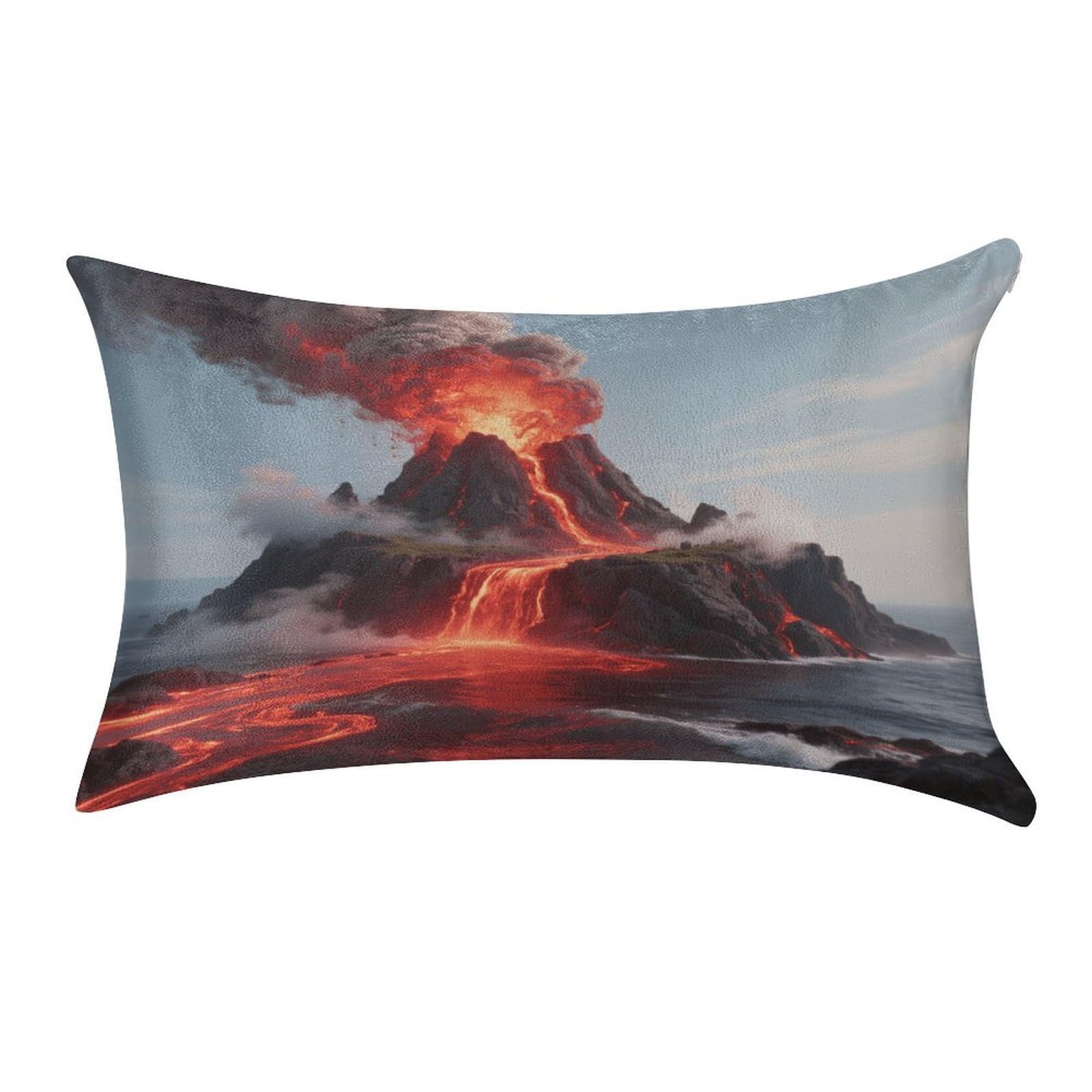 Fekiloot Style Hot Volcanic Island Pillow Covers Home Decor Pillow Cases