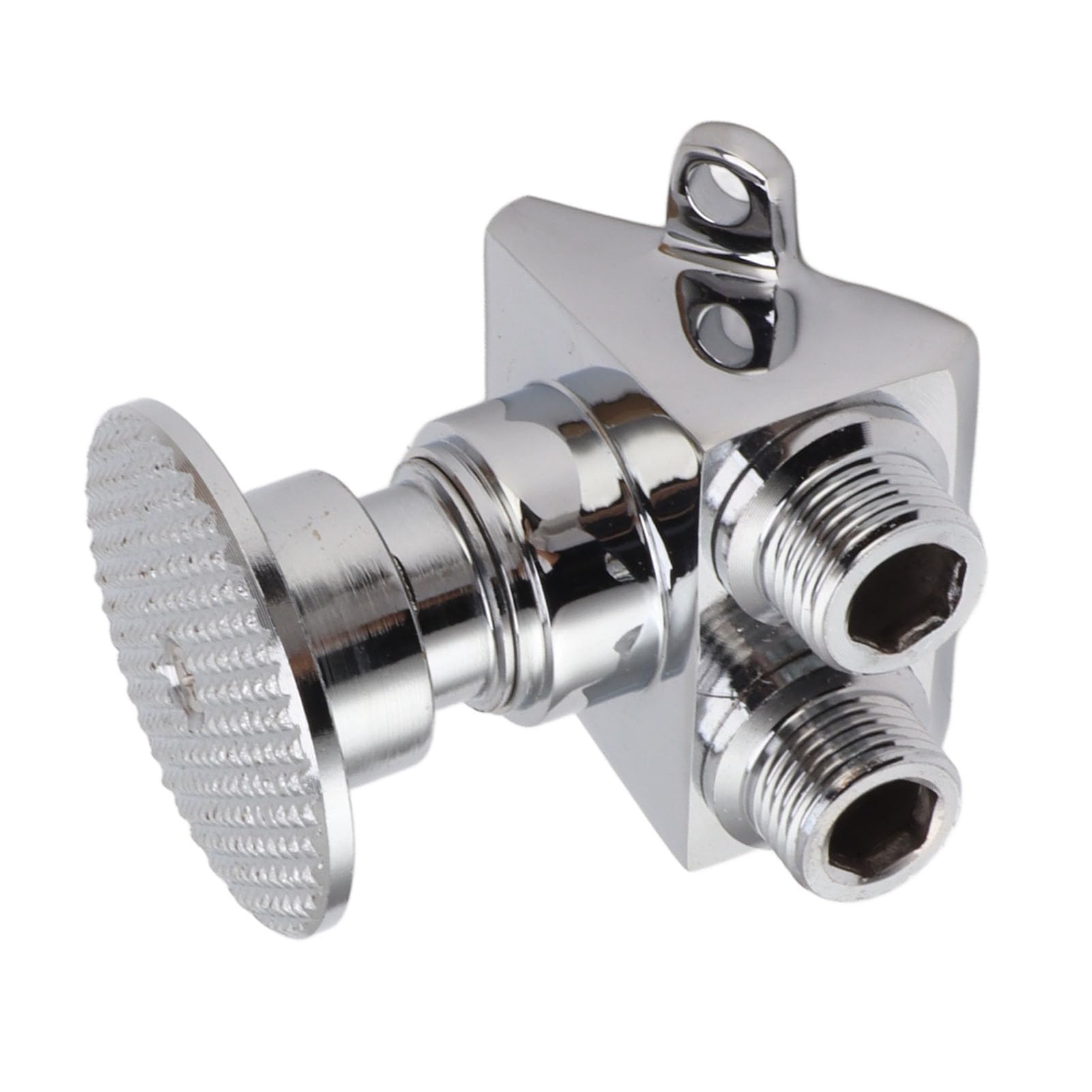Valvola a pedale in rame, rubinetto senza contatto per controllo mani libere flusso istantaneo installazione semplice ottone resistente adatto cucine bagni