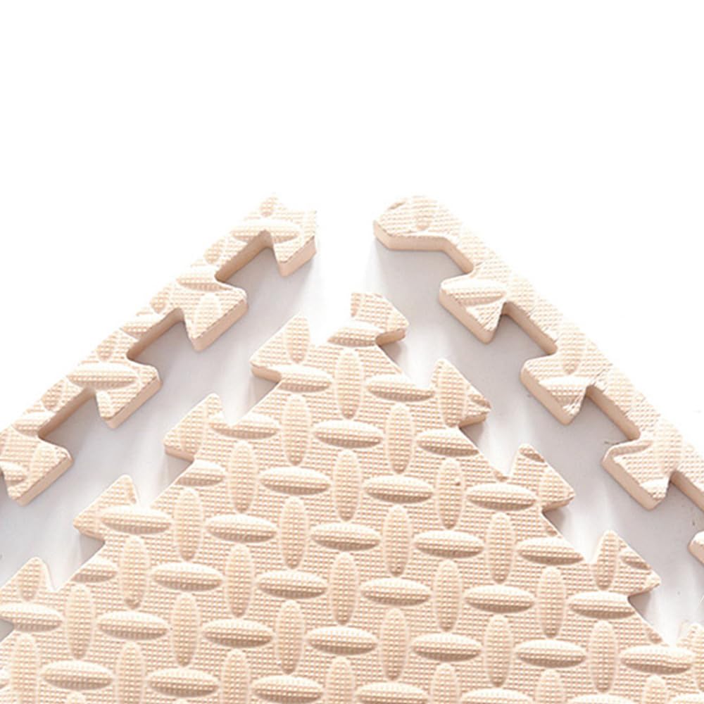 9 Tiles Interlocking Foam Mats 1in Thickness Foam Floor Mats for Home Gym Fitness Exercise Surface Protection EVA