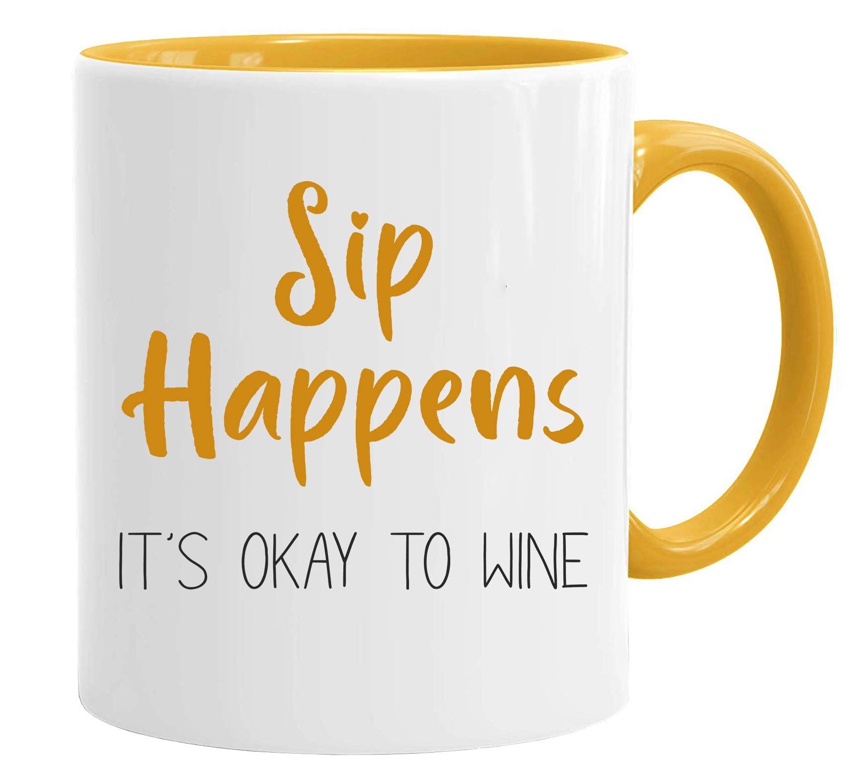Acen Merchandise Women's White Funny Wine Mug & Gift Box Set Couple Husband Wife Gifrlfriend Boyfriend Gift 11Oz Premium Quality Work Humour