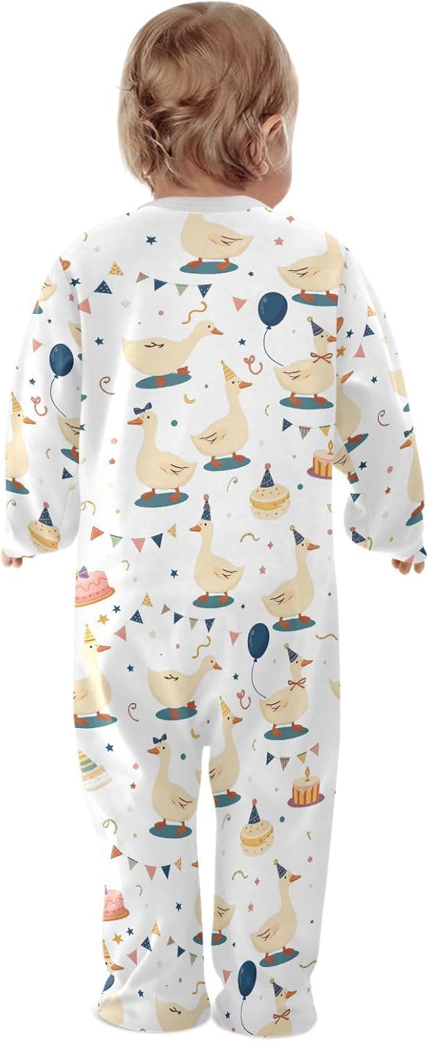 Dussdil Baby One-Piece Footies Newborn Rompers Pajamas Cotton Footed Pjs for Sleep Play Boys Girls 3 6 9 12 18M - Image 5