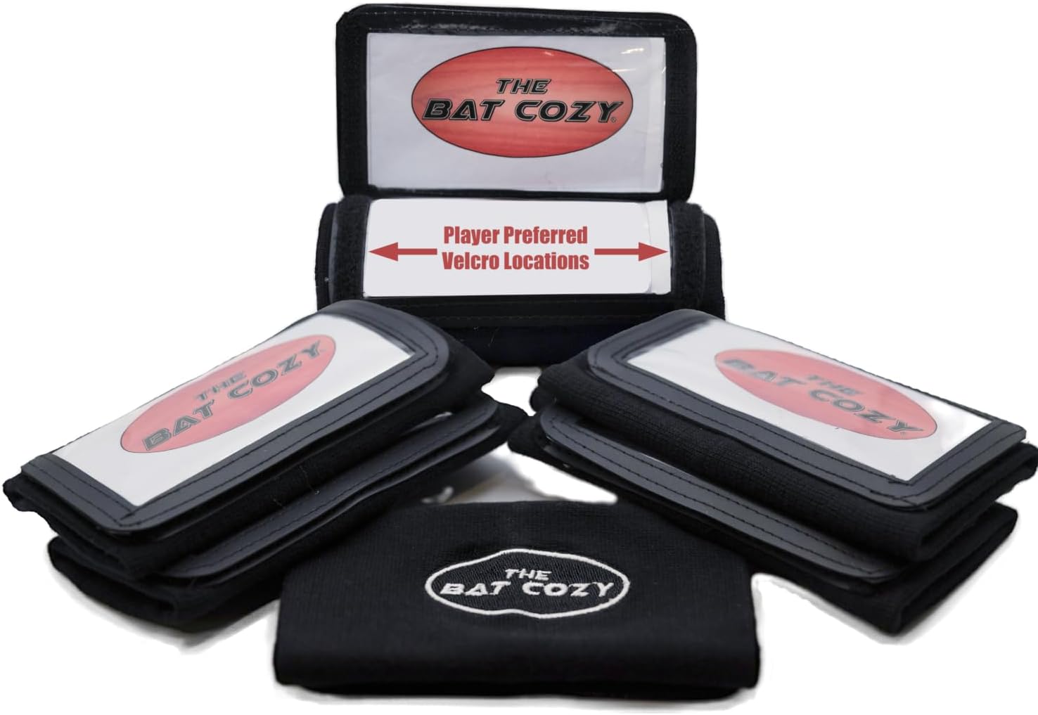 Premium Wrist Coach (Pack of 6-Youth or Adult), Superior Design for Quick Access and Secure Play Card Storage, Play Call Wristband, Football Wristband, Softball, Baseball, Black or White