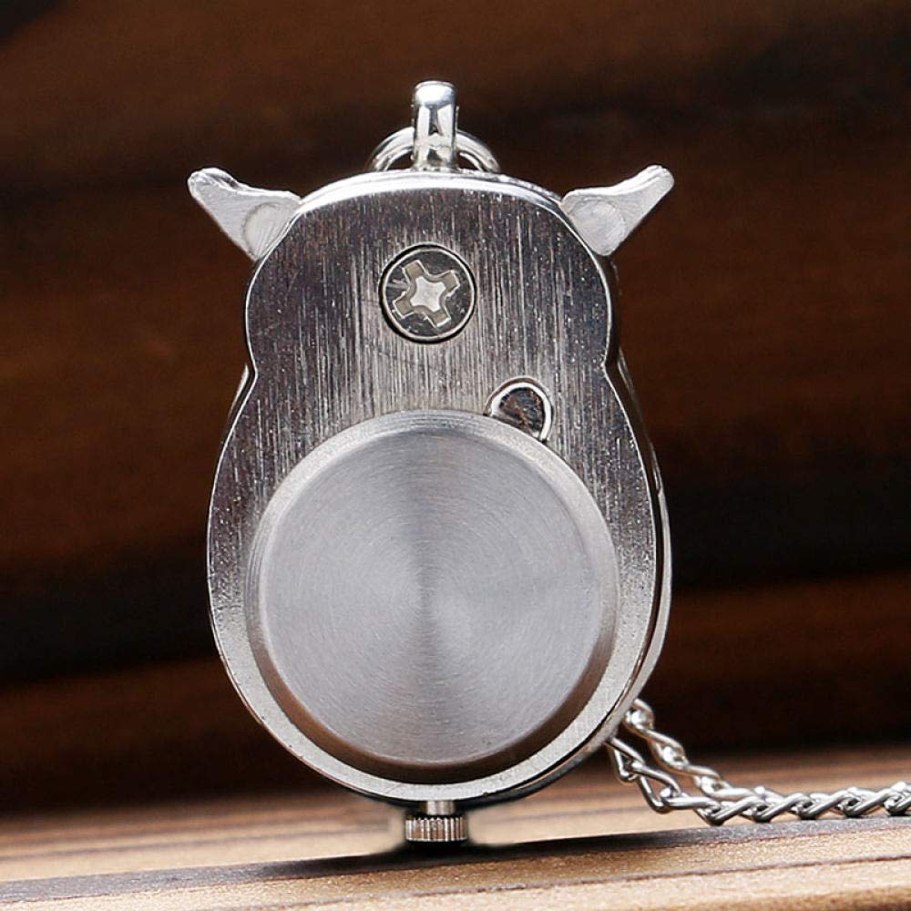 Orologio Da Taschino Steampunk In Bronzo – Quadrante Bianco, Quarzo, Con Catena – Regalo Uomo Donna
