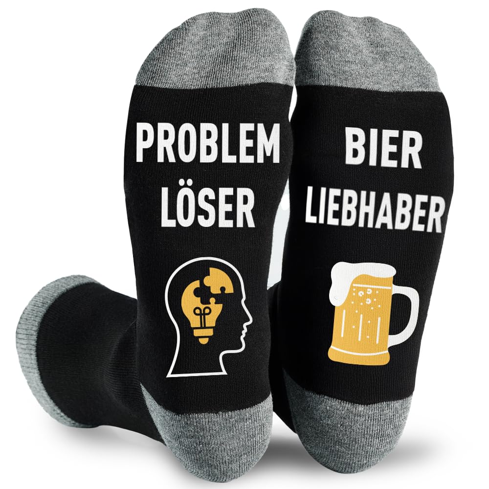 FLYWIND Vatertagsgeschenk für Papa Opa Vater Lustige Socken Herren Geschenke Vatertag für Männer Fun Socken Herrensocken Originelle Geburtstagsgeschenk Männertag Weihnachten Valentinstag