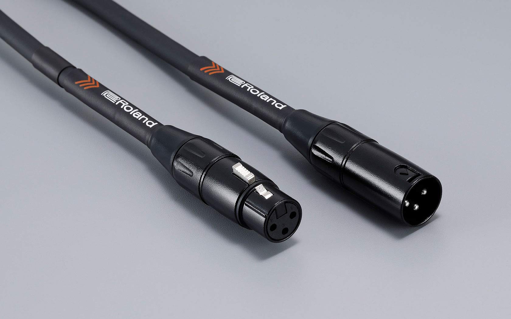 Roland Seria Black symetryczny kabel mikrofonowy, długość: 1 m – RMC-B3