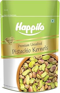 Happilo Premium Unsalted Pistachio Kernels 150g | Healthy Snacks, Dry Fruits, Pista | Super Crunchy & Delicious | Non GMO... Price In India