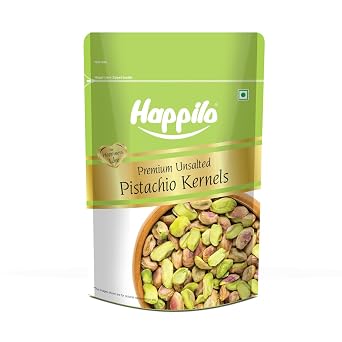 Happilo Premium Unsalted Pistachio Kernels 150g | Healthy Snacks, Dry Fruits, Pista | Super Crunchy & Delicious | Non GMO | Rich In Protein, Phosphorus, | Dietary Fibre | Premium Nuts