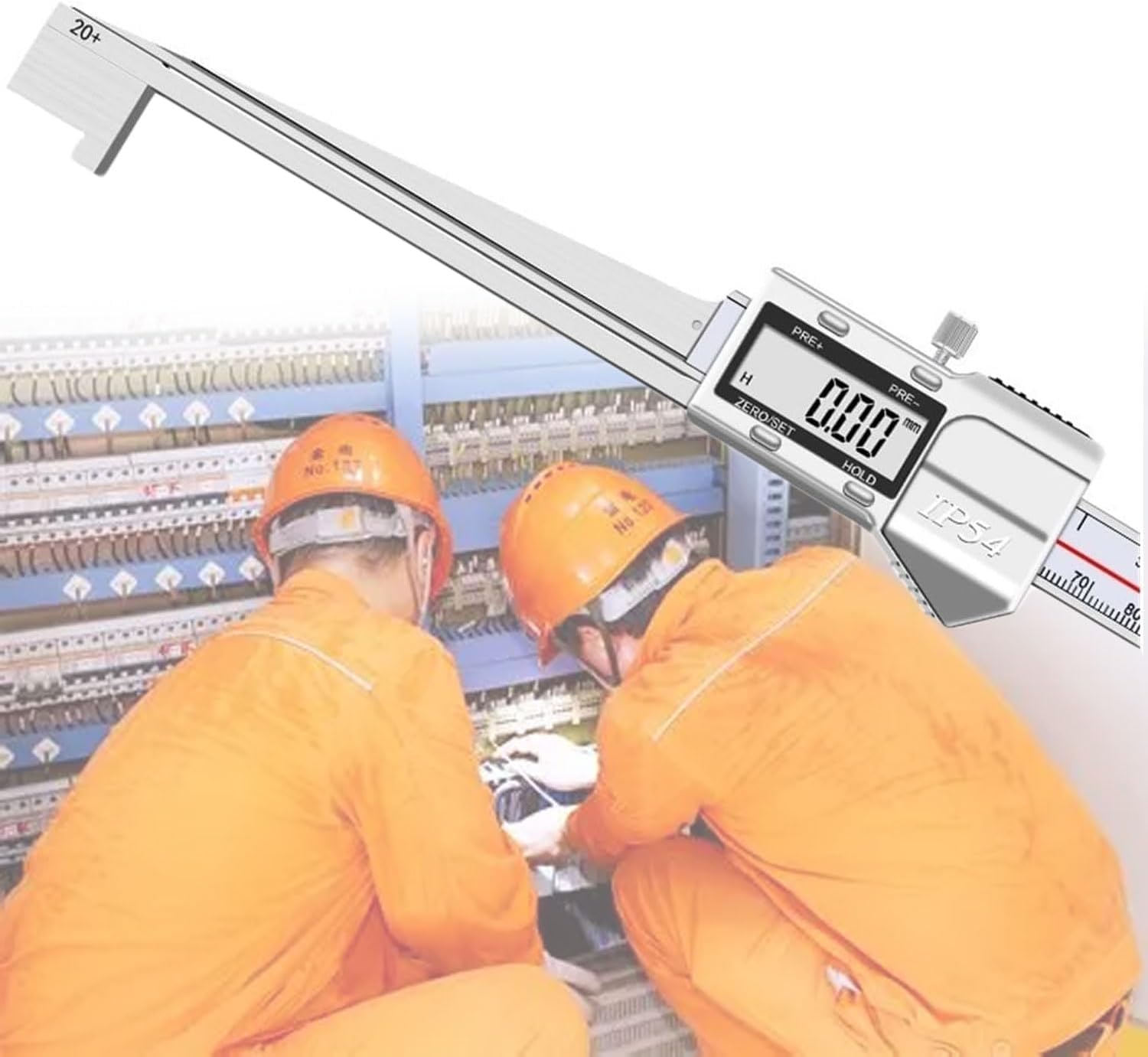 Calibrador Digital de holgura cónica, precisión ±0,03 mm, resolución 0,01 mm, galga de espesores de cuña para Soldadura Industrial, Regla de inspección de Flujo Continuo, para apli