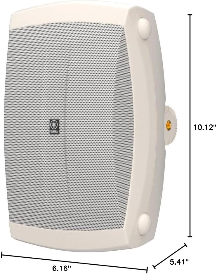 Yamaha Audio NS-AW150W 2-Way Indoor/Outdoor Speakers (Pair, White) - Image 5