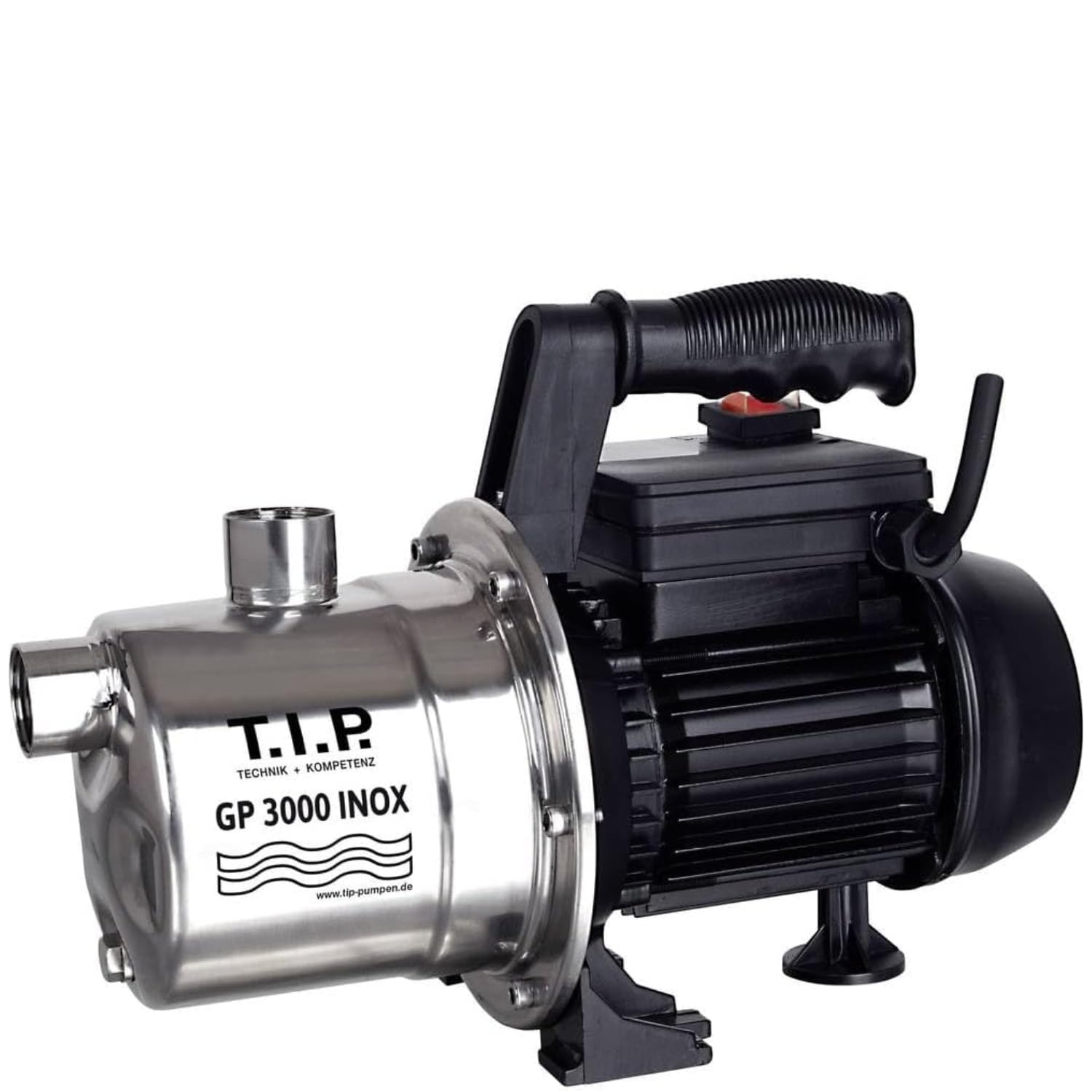 Bomba de jardín T.I.P. 30111 acero inoxidable GP 3000 INOX, caudal de hasta 2.950 l/h, (largo x ancho x alto) 350 x 175 x 265 mm