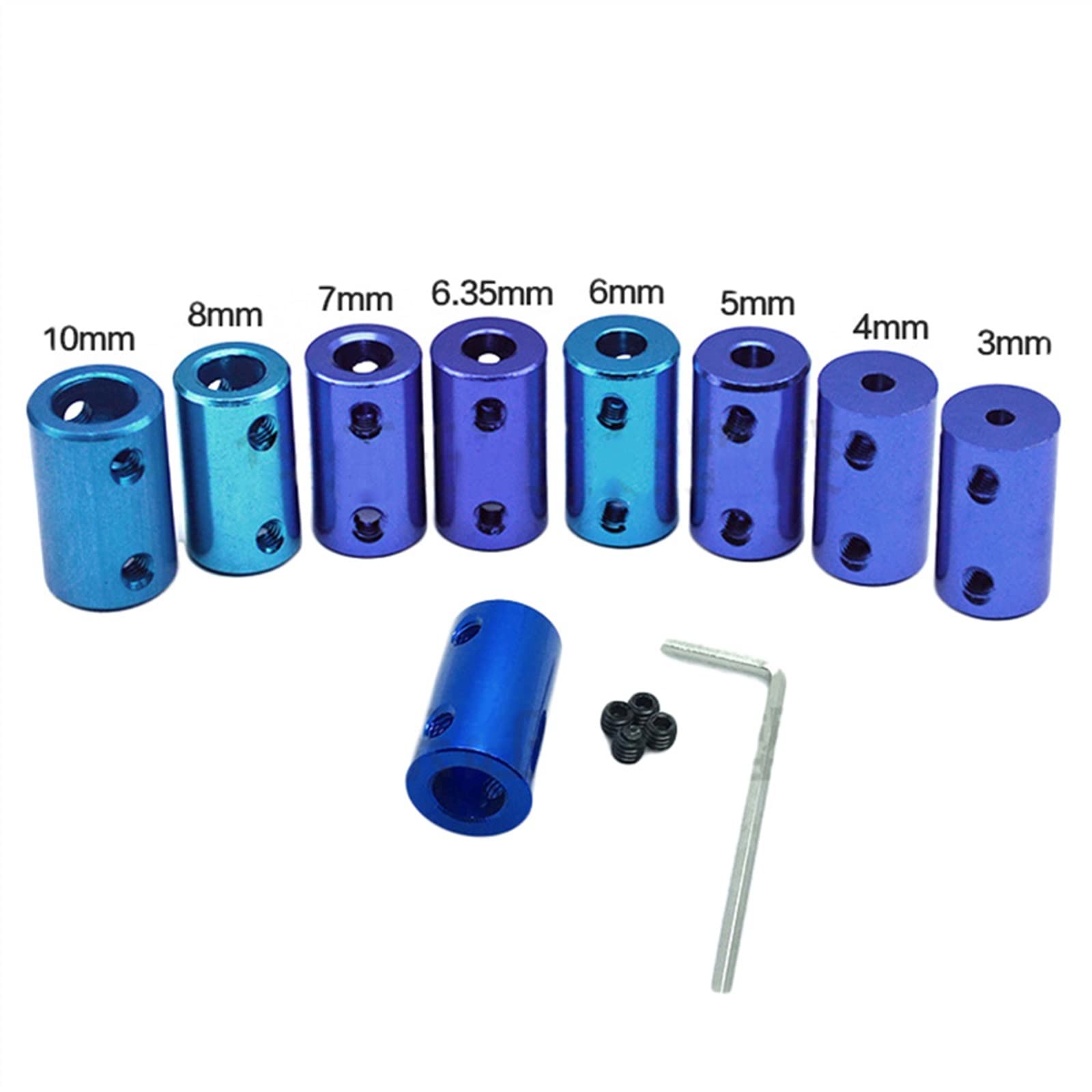 Climax Metal 2CC-100-100, 2CC-Series Clamping Coupling Screw, Steel (Pack of 3 pcs)