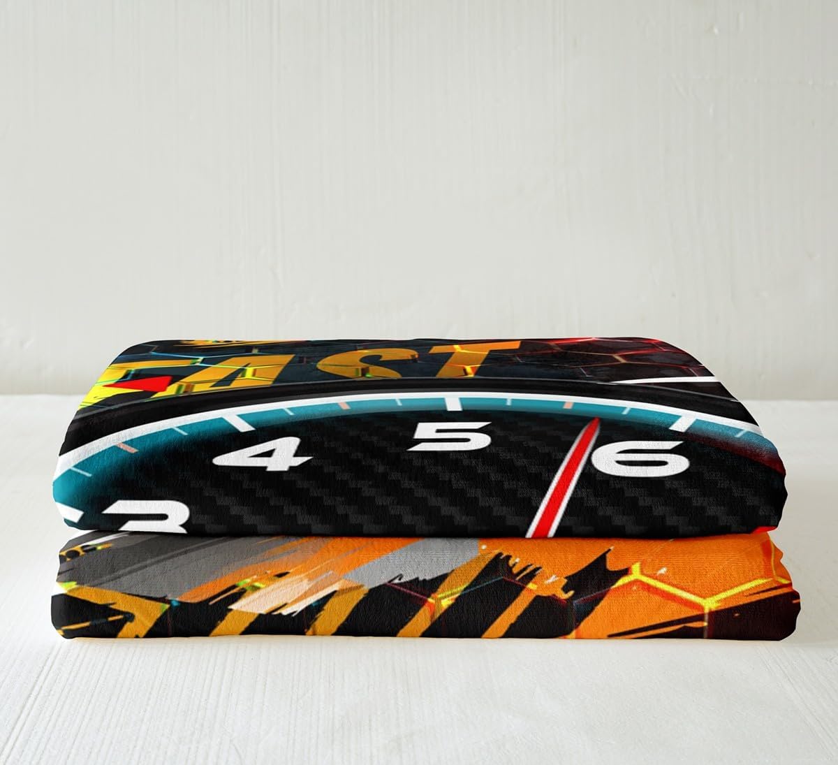 Race Soprts Car Fleece Throw Blanket Throw 50"x60" Kids Racing Car Plush Blanket for Bed Sofa Couch Boys Girls Teens Car Sports Competition Sherpa Blanket Soft Extreme Sports Fuzzy Blanket Room Decor
