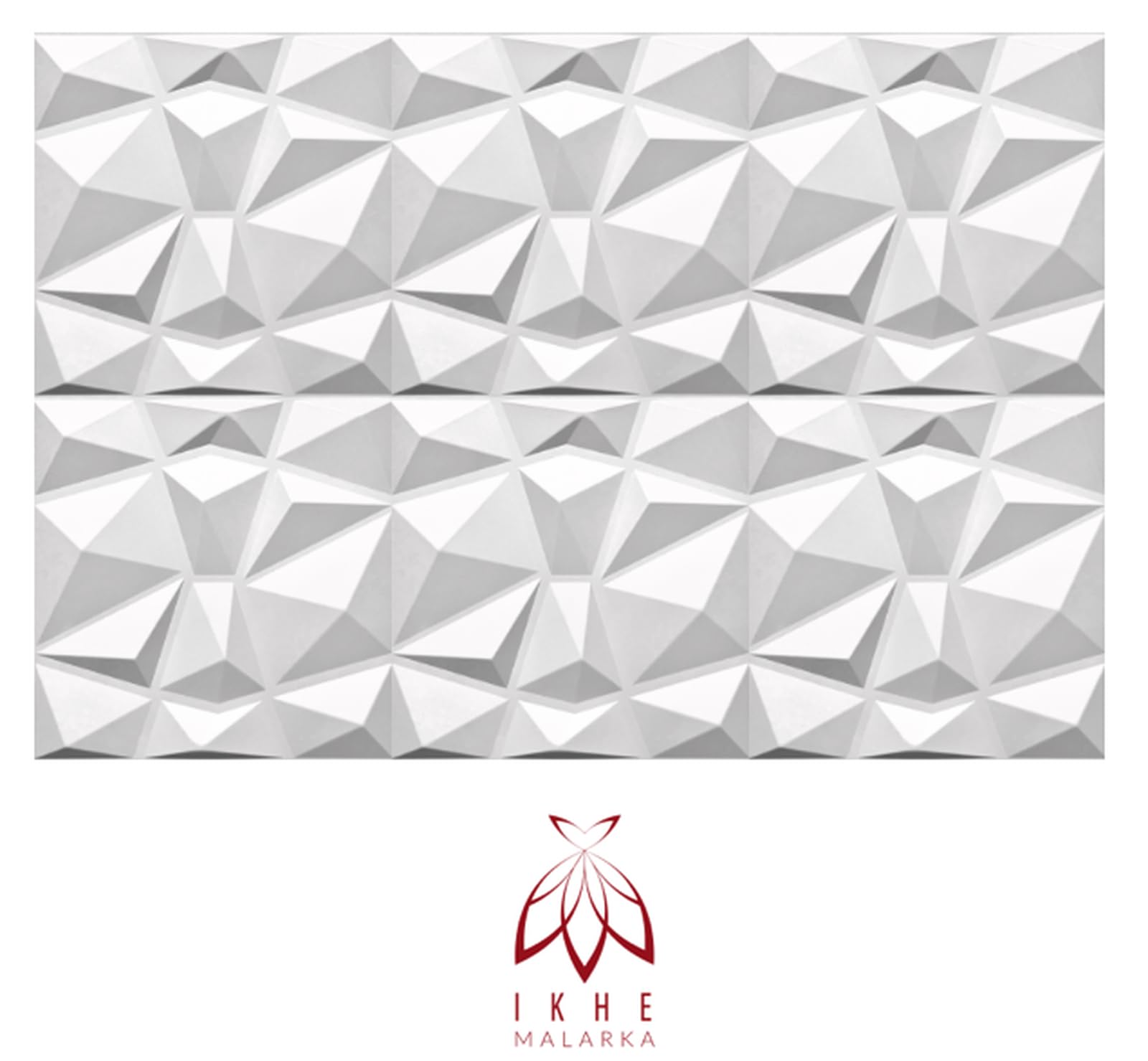 Paneles 3D plástico PVC 5m²-20PCS Paneles de pared Sala de juego Techo de pared Óptica 3D Diamante 3D PVC — view 8