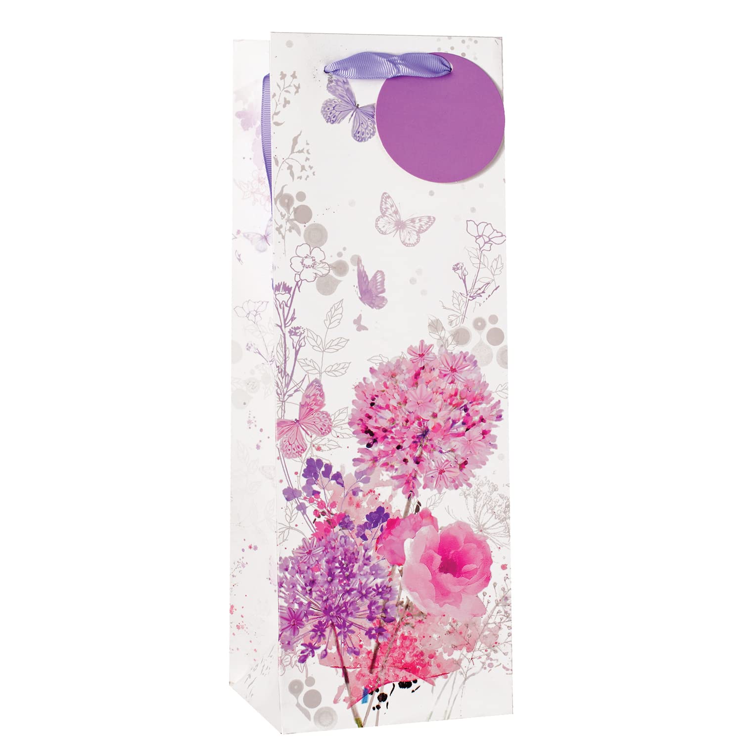 AbbeyShake bottle gift bags one size multicoloured - Pack of 6 (Floral) โ image 1