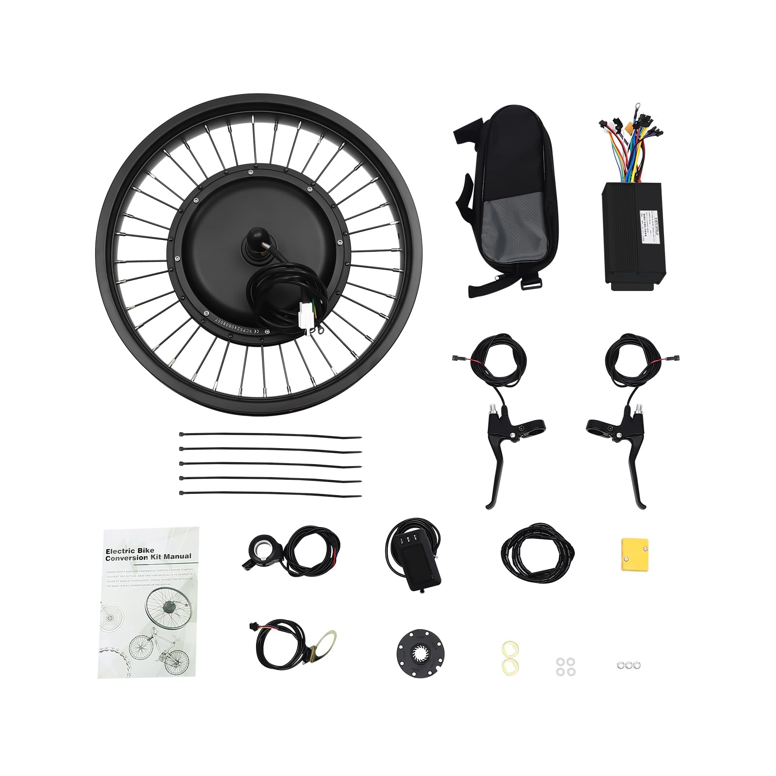 Kit de vélo électrique 48 V 1000 W 20 pouces, moteur à moyeu sans balais, LCD PAS, vélo, motoneige, conversion