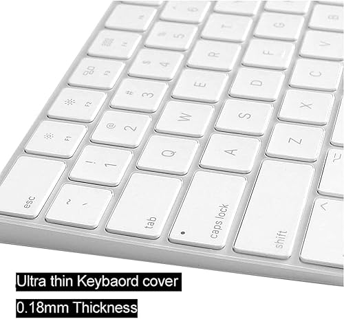 Miniatura 5 de Funda protectora de teclado de TPU ultra fina para Apple Magic Keyboard A2520 (teclado mágico 2021 con teclado numérico Touch ID)