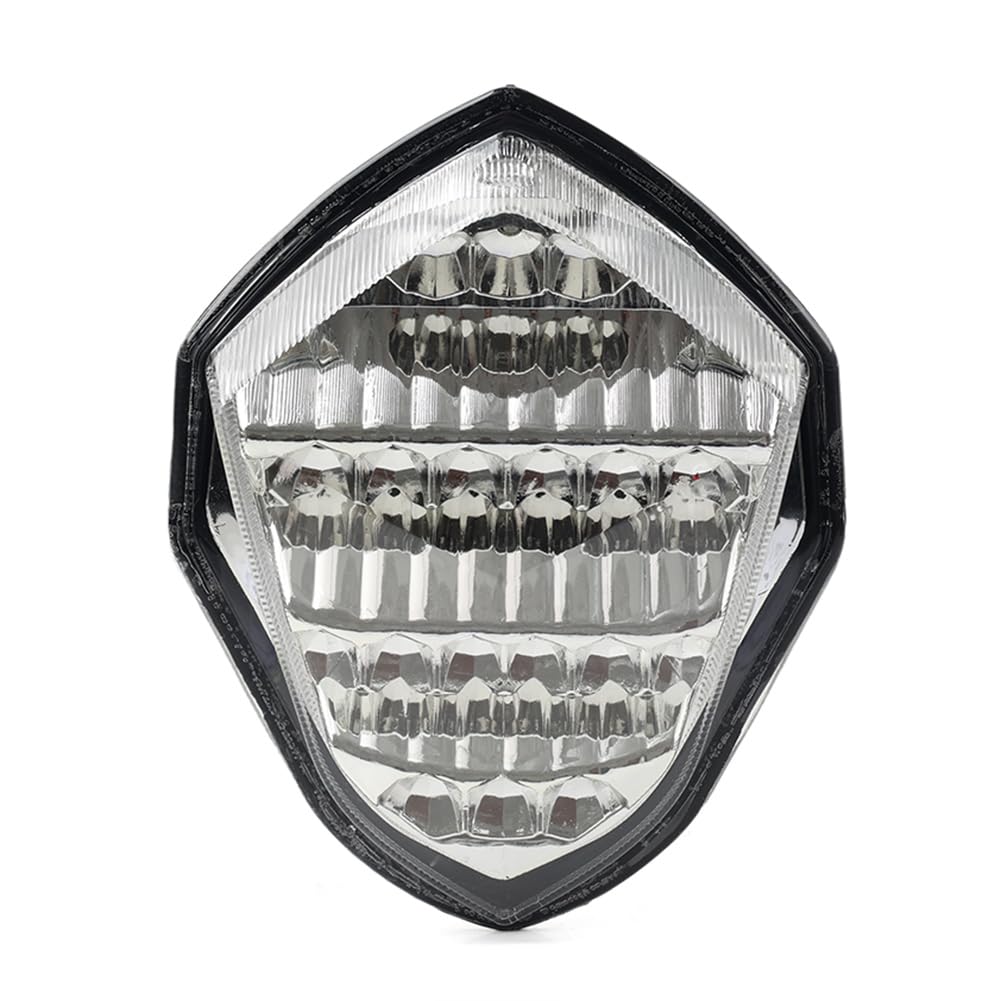 Cnredl39 Motorcycle LED Rear Tail Blinker Light Brake Integrated Turn Signal Clear Plastic for GSX-R 1000 K3 2003 2004