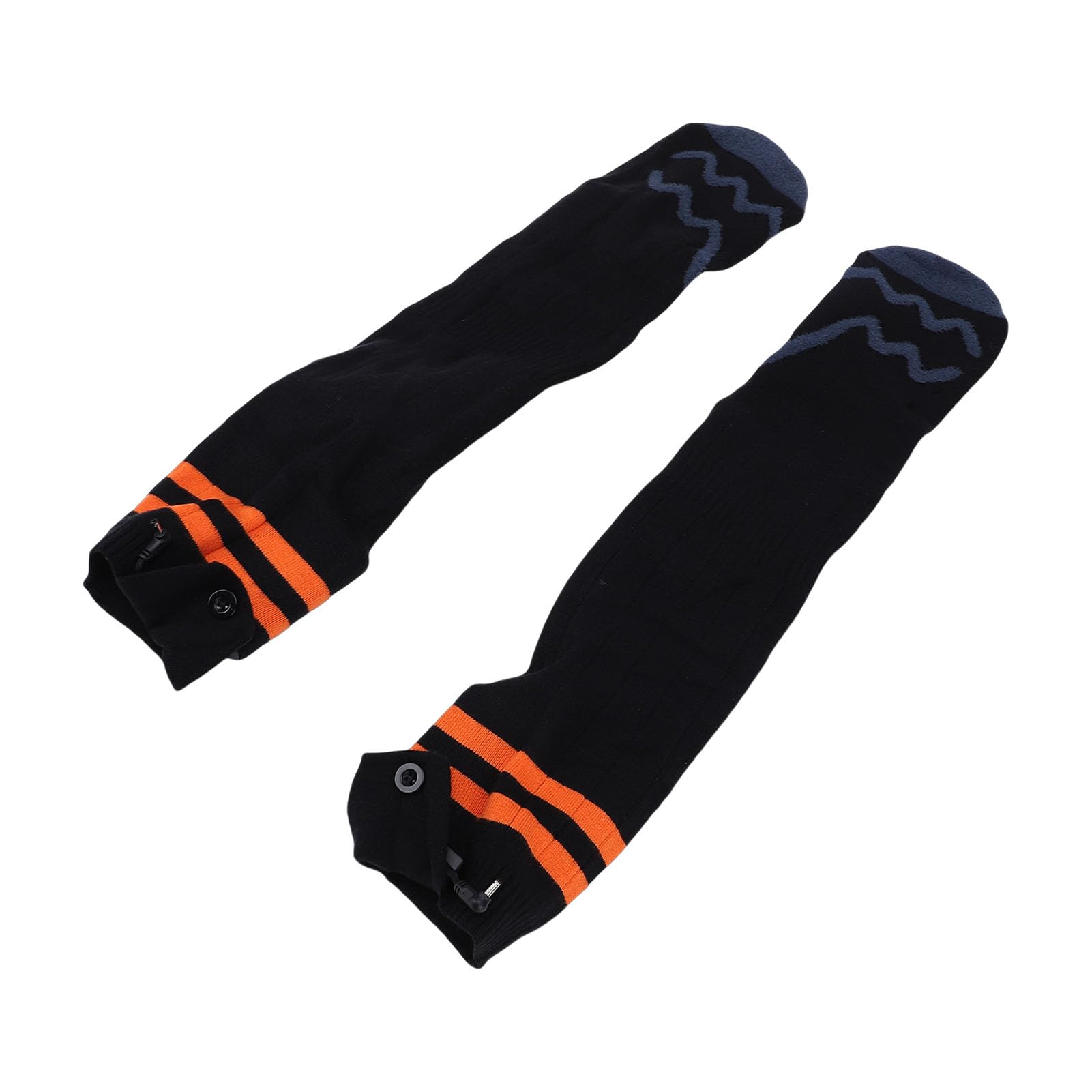 Srliya Chaussettes Chauffantes Lavables en Machine pour Hommes Femmes 4 Niveaux de Chaleur Chaussettes Chauffantes électriques pour Voyage d'hiver Pêche Randonnée 2 Paires