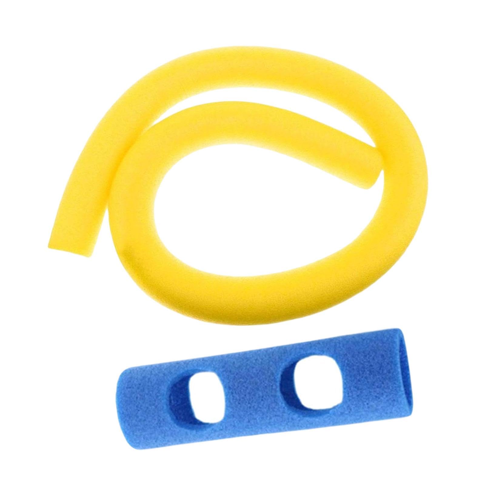 Bouée Gonflable de 150 Cm (59,06 Pouces) pour L'entraînement à La Natation avec Jointure, Jaune