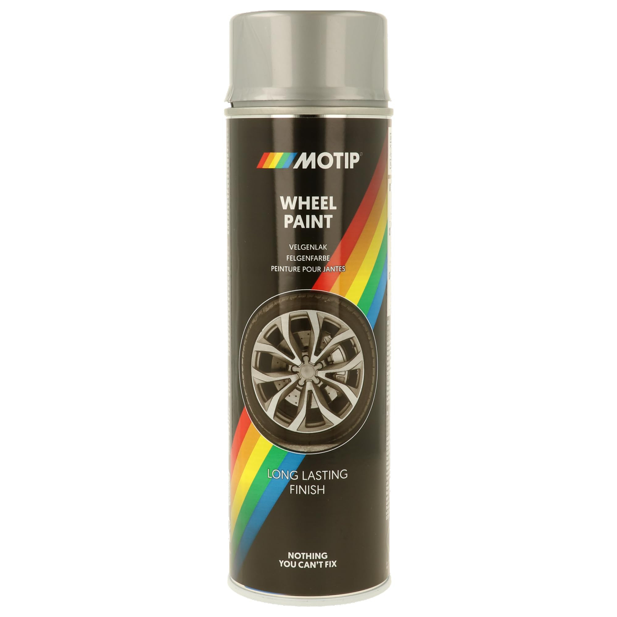 Motip Silver M04007 Aerosol Wheel Spray Paint, 500 Ml,