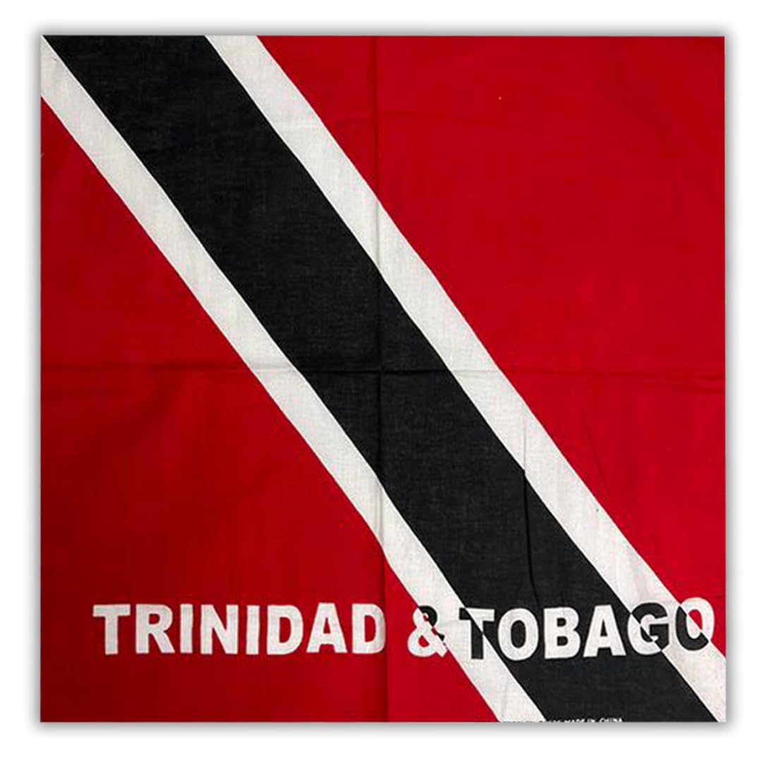 Kashmir Accessories Ltd Unisex Multicolour Carnival Country Flag Deluxe Aura Trinidad & Tobago Bandana – Bold Flag Head Scarf For Carnival, Festival, Fashion & Everyday Wear - 8511