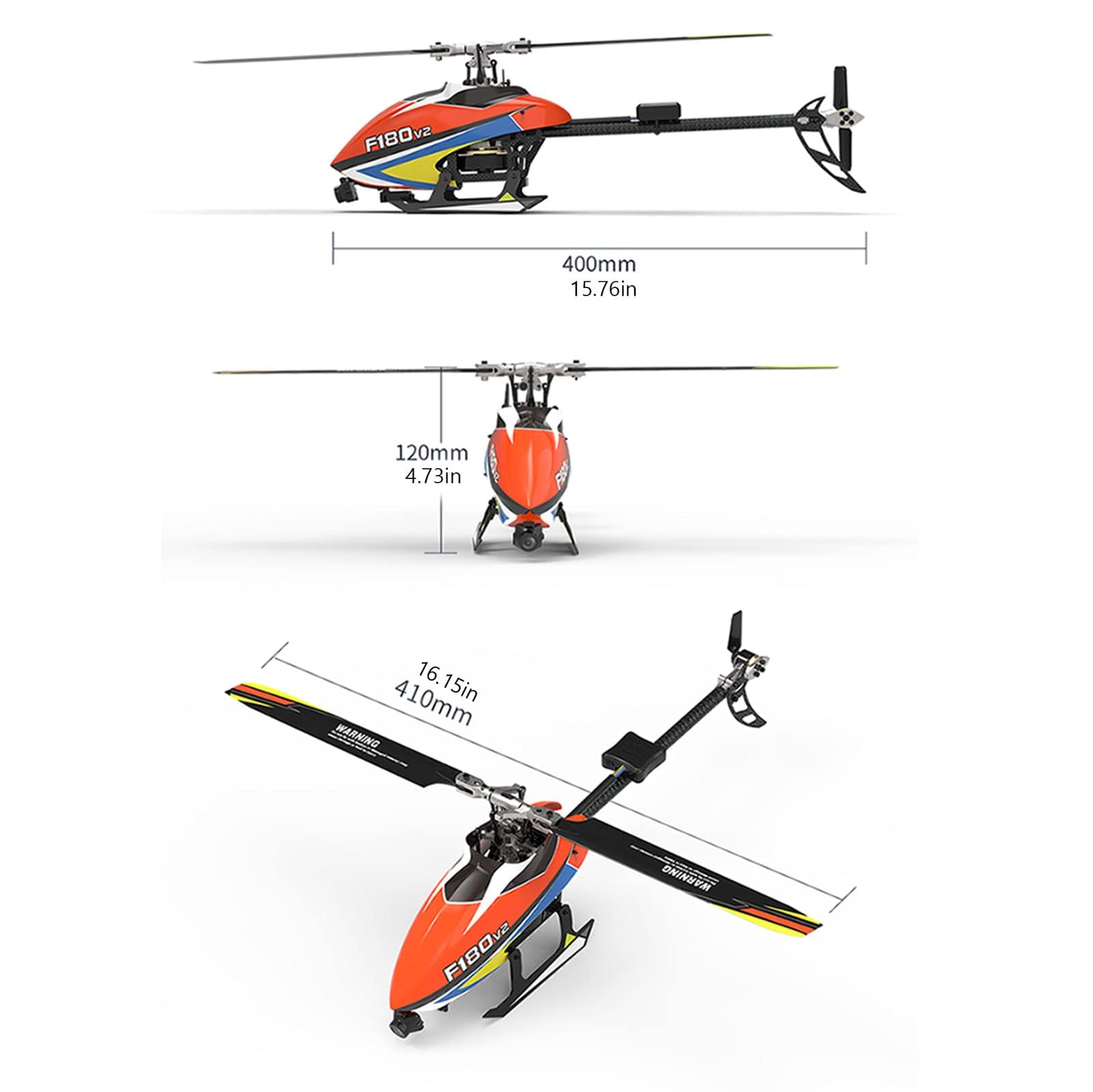 Helikopter RC dla dorosłych Podwójne silniki bezszczotkowe 6-kanałowy helikopter RC z napędem bezpośrednim z kamerą Na zewnątrz, zdalnie sterowany samolot 3D Prezenty Nowo ulepszon