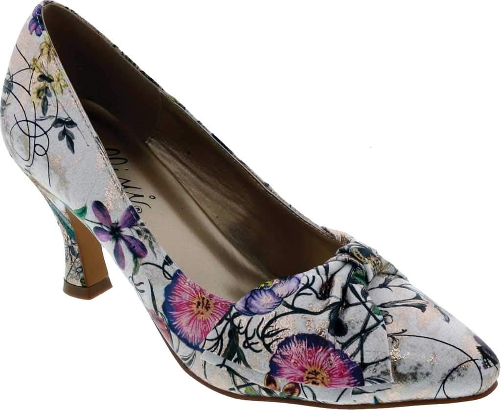 Bellini Women's Charm Pump White Floral 10 M
