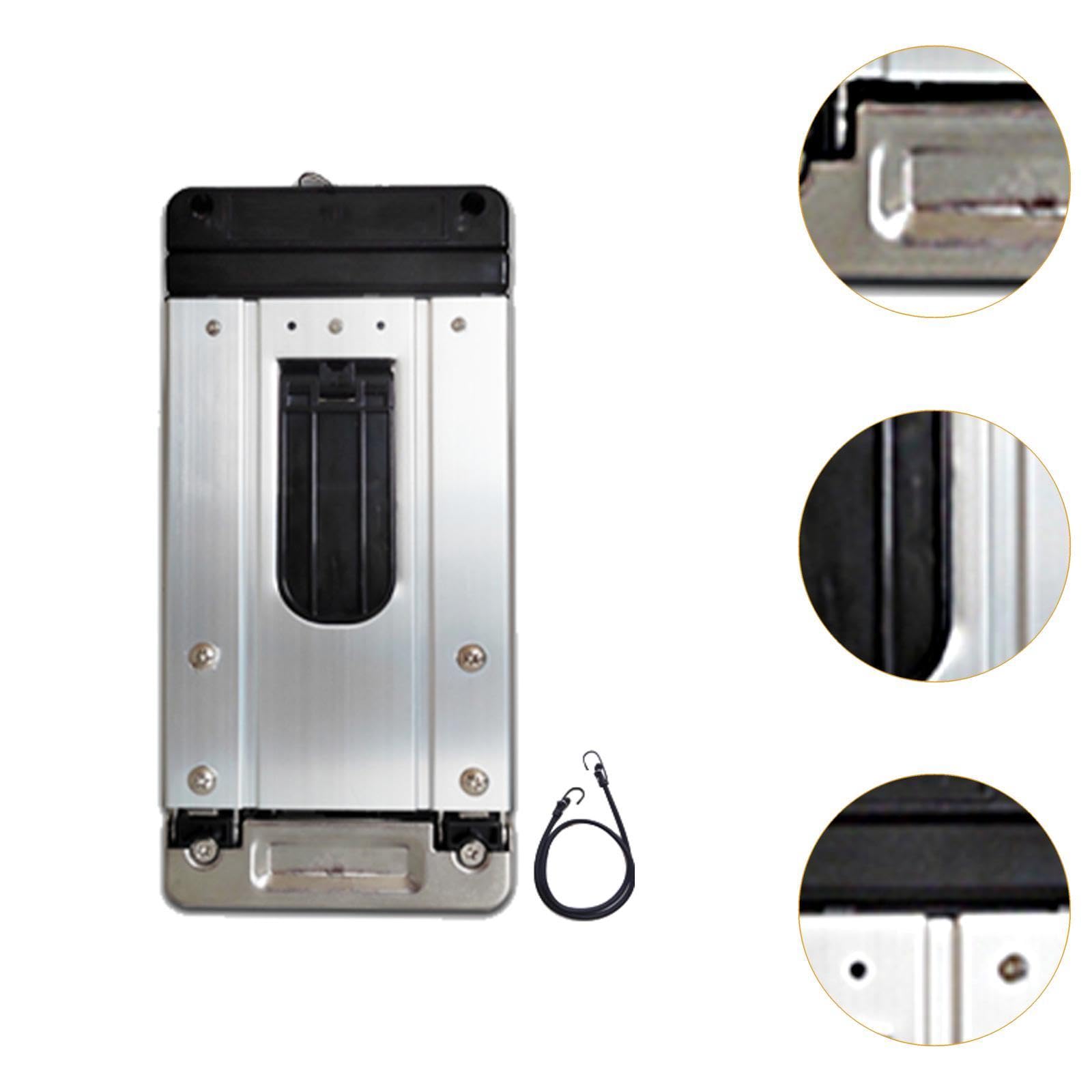 Mini Carrello Da Trasporto, Mano Pieghevole, Capacità di Carico 25 Kg, Carrello per, Trasporto Bagagli, Ufficio, Casa, Nero