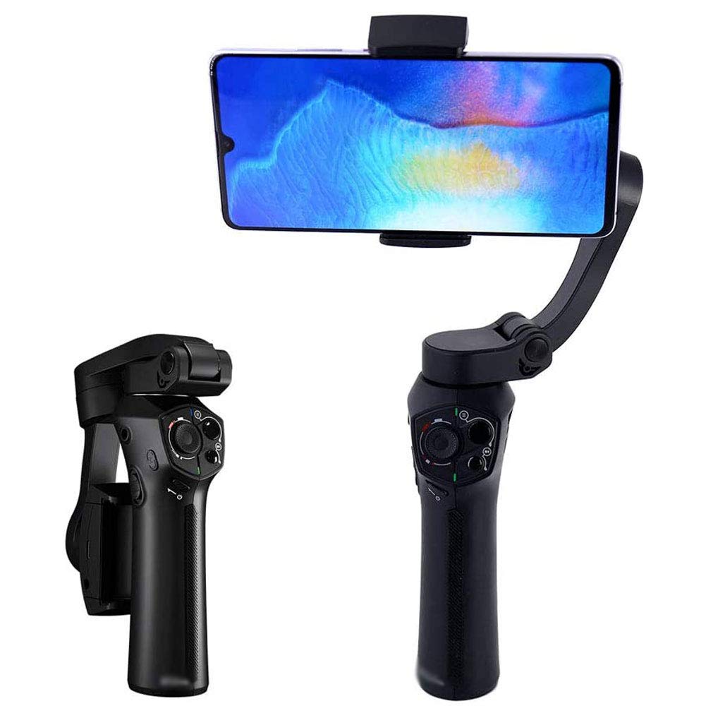Smartfon Gimbal, śledzenie twarzy ręczny składany stabilizator siłowników z transmisją strumieniową na żywo i zapobiega trzęsieniu się dla Vlog Youtuber