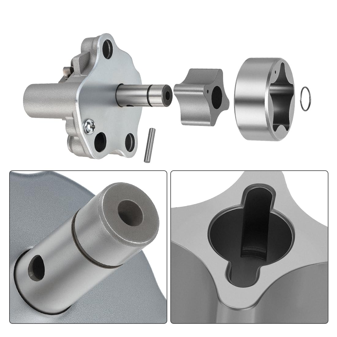 Conjunto de bomba de aceite apto para Yama-ha YZ450F WR450F 2006-2015 2S2-13300-10-00 2S2-13300-00-00